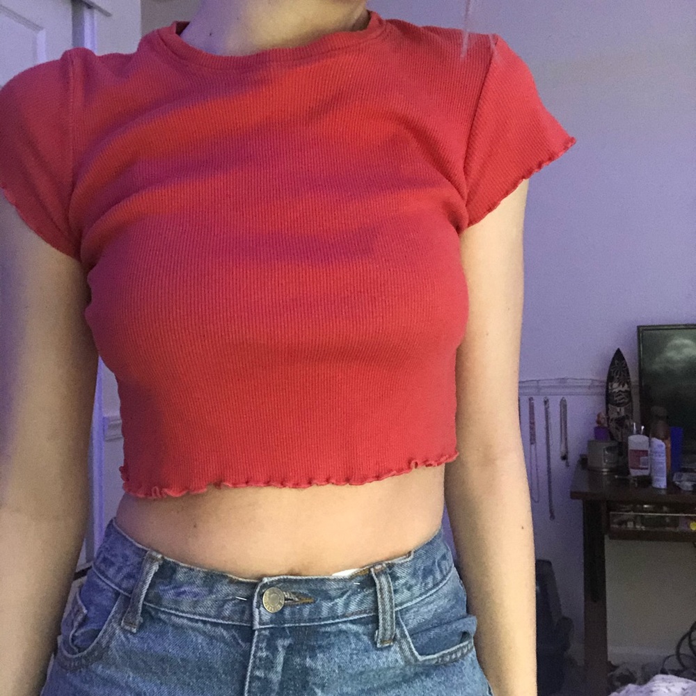 brandy cropped top